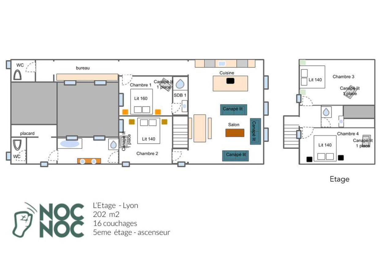 Nocnoc - L'Etage De Cordeliers Apartment ลียง ภายนอก รูปภาพ